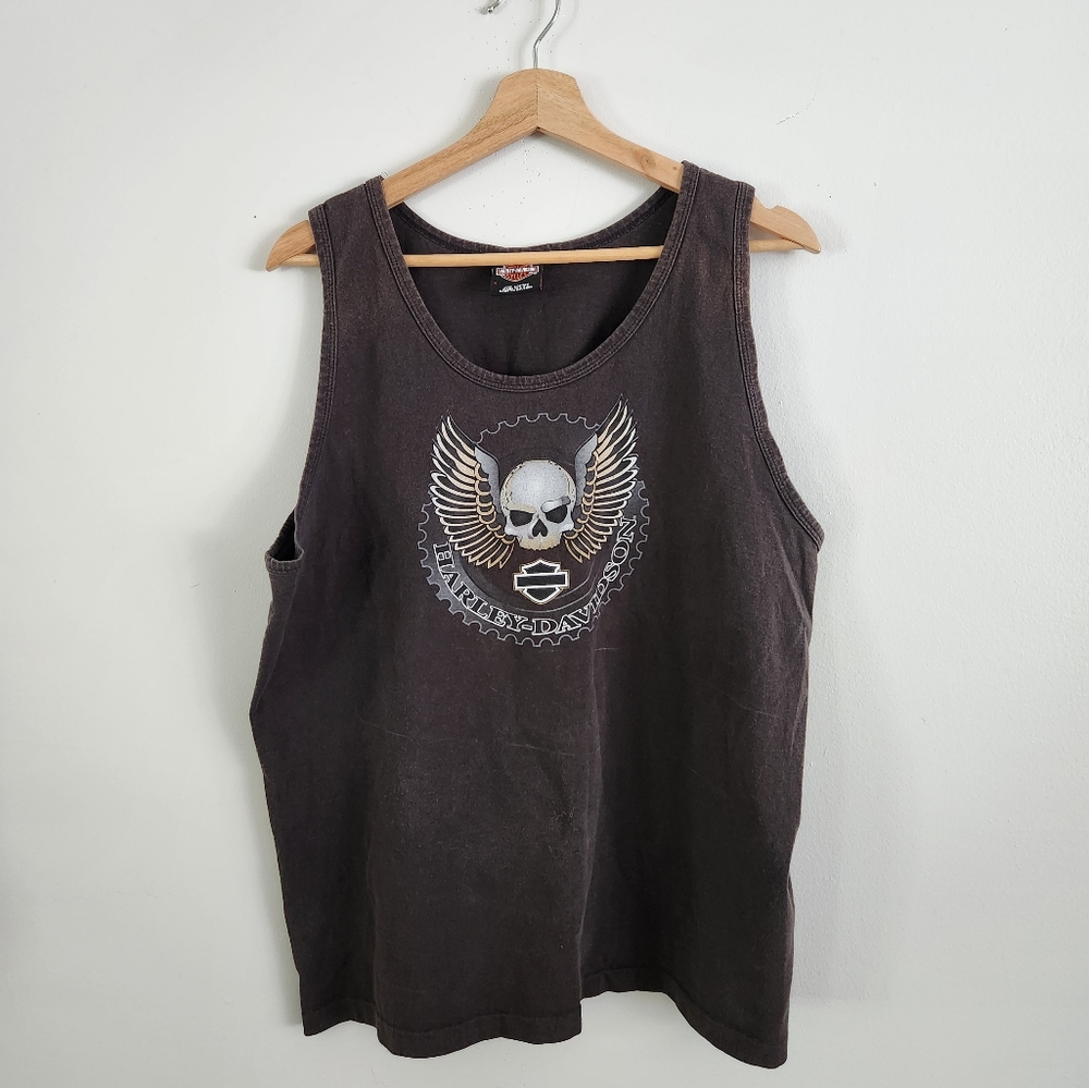 Vintage Harley-Davidson Texas Motorcycle Muscle Tank